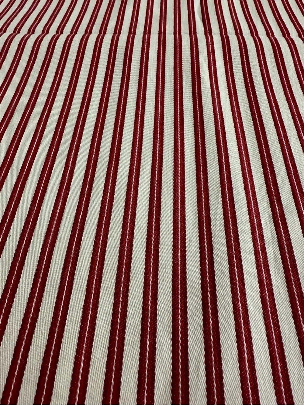 Pottery Barn Holiday Red Table Runner size  18 X 108 Cotton